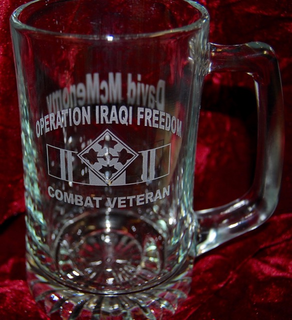 Operation Iraqi Freedom logo Beer mug