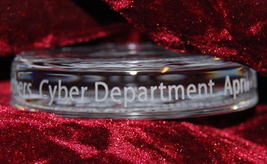 Personalized Engraved NSD Paperweight