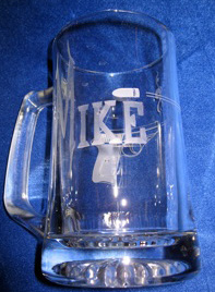 Personalized Engraved Gun Beer Mug
