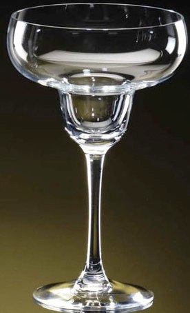 Engraved Crystal margarita Glass