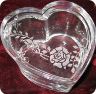 This Heart Trinket box photo with take you to our selection of engraved hearts